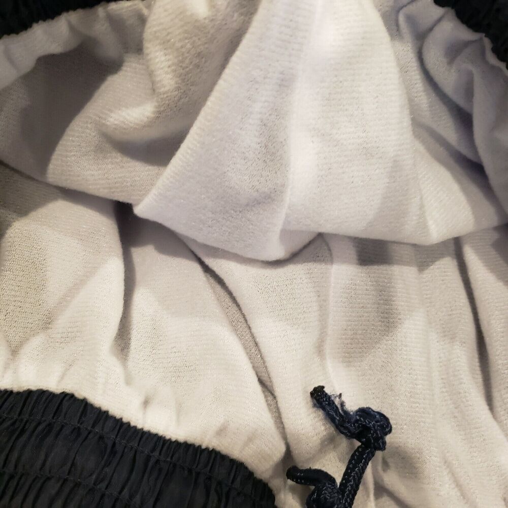 Tommy Sports Waterproof Nylon PU Coated Track Pants Zip Legs EUC Large Lined - Picture 7 of 7